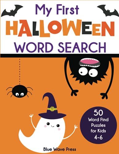 My First Halloween Word Search: 50 Word Find Puzzles For Kids 4-6