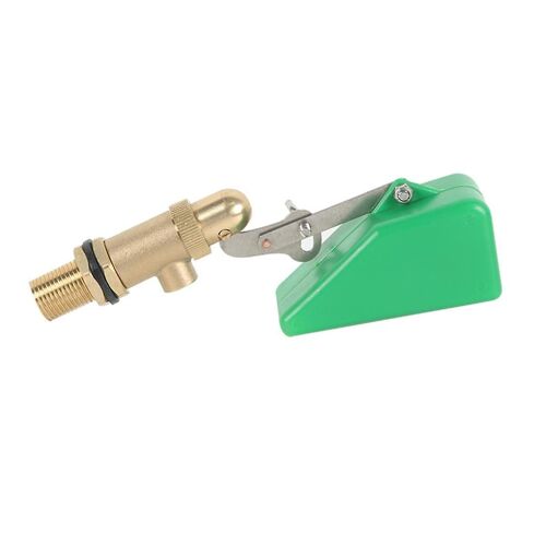 Vanne de 1/2 pouce avec vanne à flotteur d'eau, vanne à flotteur auto-remplissante pour abreuvoir à bétail de fontaine de réservoir d'eau