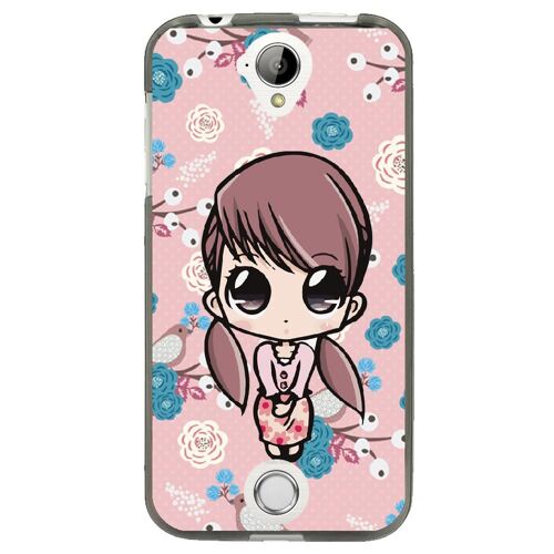 Coque Souple Pour Acer Liquid Z320 Avec Impression Motifs Petite Fille Manga