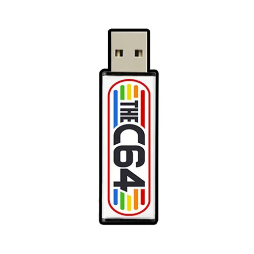 Clé USB pour C64 Mini Console de Jeu Rétro Plug and Play Clé USB U Disque Disque de jeu avec 5370 Jeux