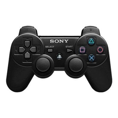Sony DualShock 3 - Gamepad - 12 boutons - sans fil - noir - pour Sony PlayStation 3