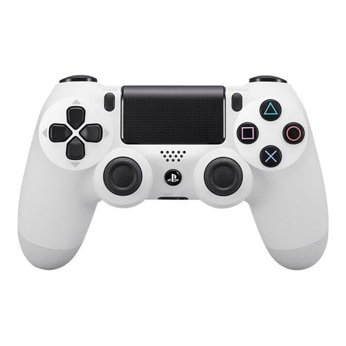 Sony Dualshock 4 - Manette Sans Fil Blanche Pour Ps4 - Blanc Glacier