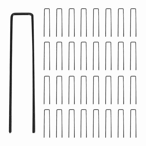 Clous De Pelouse En Forme De U, Très Approprié Pour Le Contrôle Des Mauvaises Herbes Membrane / Tissu / Gazon Artificiel
