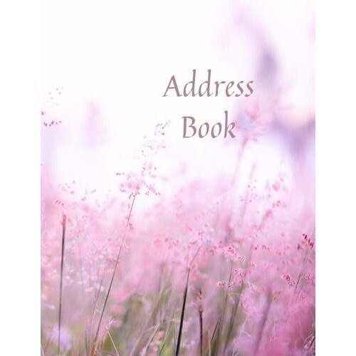 Large Print Address Book: Easy To Read, For Seniors, And People With Low Vision Woman Design