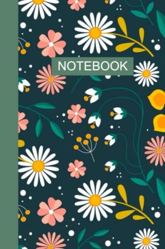 Flower Journal: Floral Notebook Gift For Women