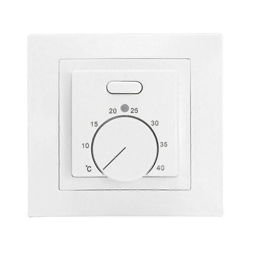 MK05 Thermostat d'ambiance Chauffage au sol Thermostat d'ambiance 220V 16A Régulateur de température pour système de chauffage par le sol Blanc