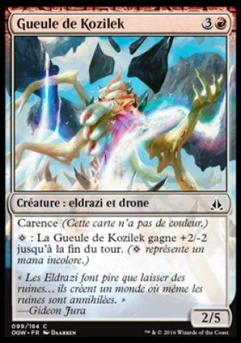 Gueule De Kozilek - Maw Of Kozilek - Magic Mtg - Le Serment Des Sentinelles - 99/184