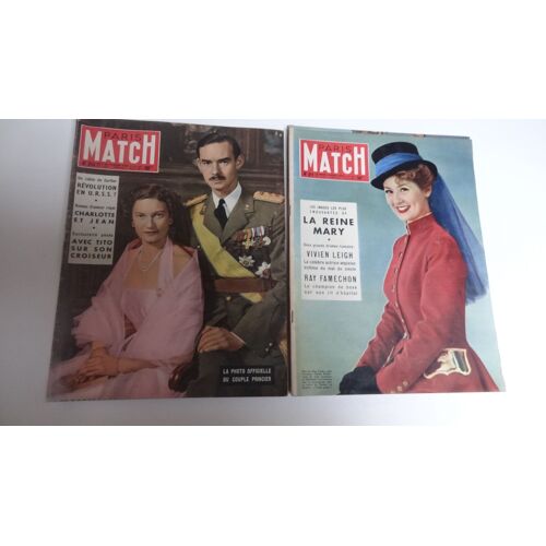 Paris Match 211, 212, 213, 214,Avril 1953
