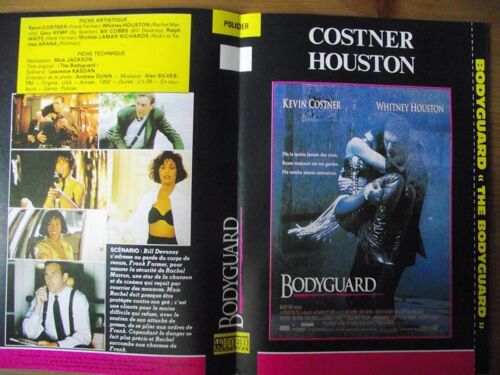 Jaquette Du Film.Bodyguard"The Bodyguard"(1992).Réalisation.Mick Jackson Avec Kevin Costner Whitney Houston Gary Kemp Bill Cobbs Ralph Waite