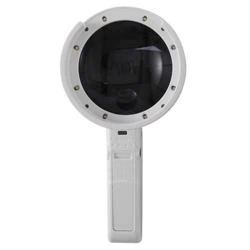 Loupe, Loupe Pliante Avec 8 Lumières Led, Loupes Grossissantes Pour La Lecture, La Soudure, L'inspection