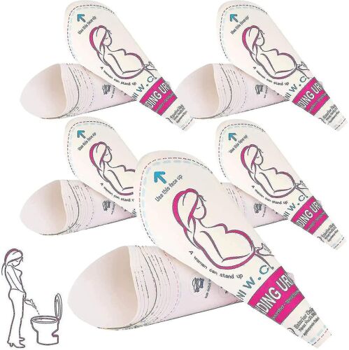 Dispositif D'urination Femelle Jetable, Entonnoir De Pipi Pour Femmes Entonnoir D'urinoir Féminin Portable 60 Pcs 