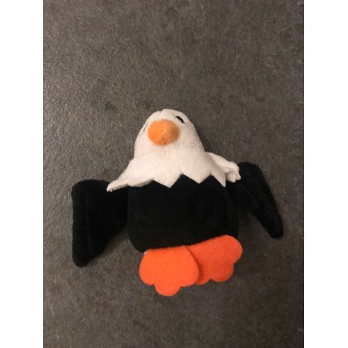 Peluche Mouette Goeland Noir Orange Er Blanc Buffalo Grill
