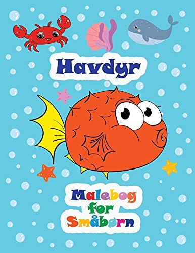 Havdyr - Malebog For Småbørn