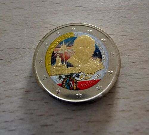 Vatican 2020 - Jean Paul I I  - 2 Euros Commémorative Couleur - In Farbe - Colored - Coloriert