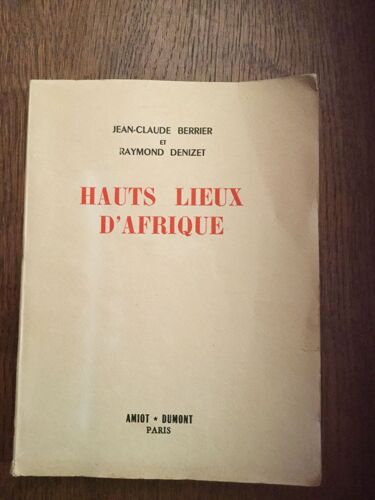 Hauts Lieux D'afrique.