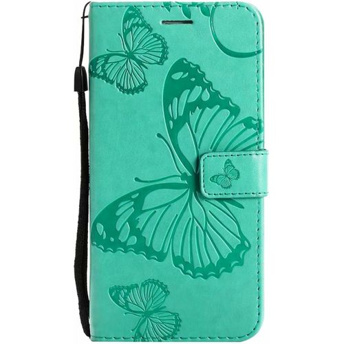 Coque Pour Samsung Galaxy S7 Edge [Pas Pour S7], Housse Coque Flip Case Cuir Porte Carte Magnetique Portefeuille Cover Etui Support Antichoc Coque Pour Samsung Galaxy S7 Edge,Vert
