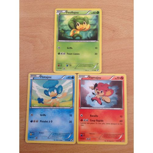 Flamajou 70pv (16/101) + Feuillajou 60pv (7/114) + Flotajou 60pv (33/114) 