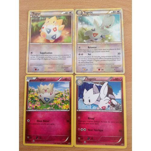 Togepi 40pv (70/90) + Togetic 80pv (39/90) + Togepi 40pv (43/108) + Togetic 80pv (44/108) 