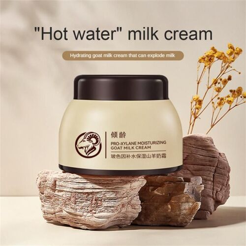 Bosin Crème Hydratante Au Lait De Chèvre Améliorer L'hydratation De La Peau, Double Hydratant, Scintillant Et Tendre Visage Améliorer La Peau De Relaxation 