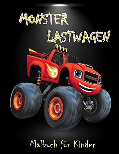 Monstertruck-Malbuch Für Kinder
