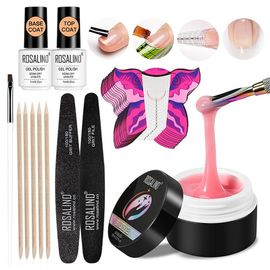 Xr-Gel D'extension D'ongles Rose Transparent, 15ml, Vernis À Ongles Professionnel, Pour Une Construction Rapide, Faux Ongles, N64. 