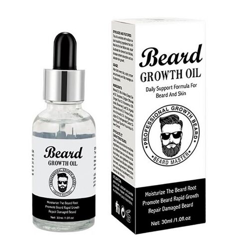 Huile Naturelle Pour Barbe, Conditionnant Et Hydratant Pour Une Barbe Saine, Croissance Des Poils Du Visage, Non Parfumée, 30 Ml 