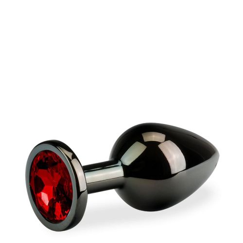 Plug Métal Bijou Anal Rosebud Gun Metal M - 9 Coloris