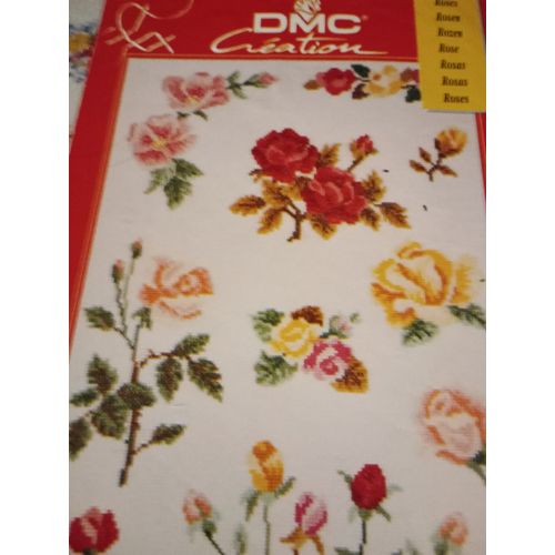 Grille Point De Croix Compté Leaflet Dmc