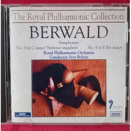 Cd Berwald, Symphonies 3 Et 4, Bolton, Rpo