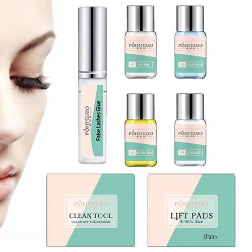 Lash Ascenseur Kit Doux Cils Perm Semi-Permanents Semi-Permanente Cils Liftant Ensemble Fer Froid Cils Agent Nourrir Cils Dure 