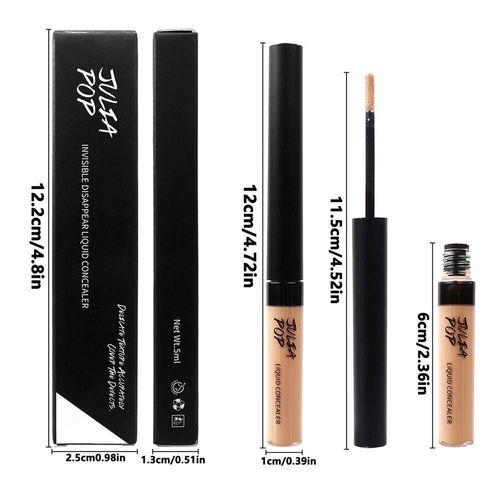 Crème Anti-Cernes Liquide À Couverture Complète, Maquillage Hydratant Longue Durée Pour Couvrir Les Pores, Texture Lisse, Peau De Rosée, 5ml 