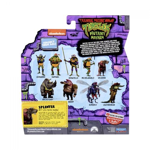 Movie 2023 Tortues Ninja - Figurine Articulée 12 Cm - Splinter
