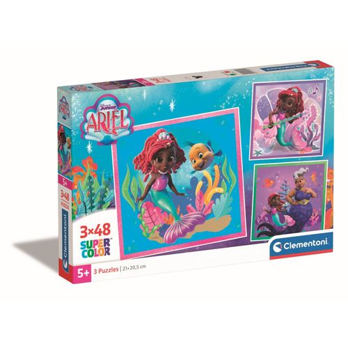 Puzzle Enfant 3x48 pièces - Ariel
