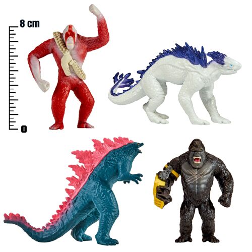 Godzilla X Kong Godzilla X Kong 2 - Personnage De 8 Cm - Asst
