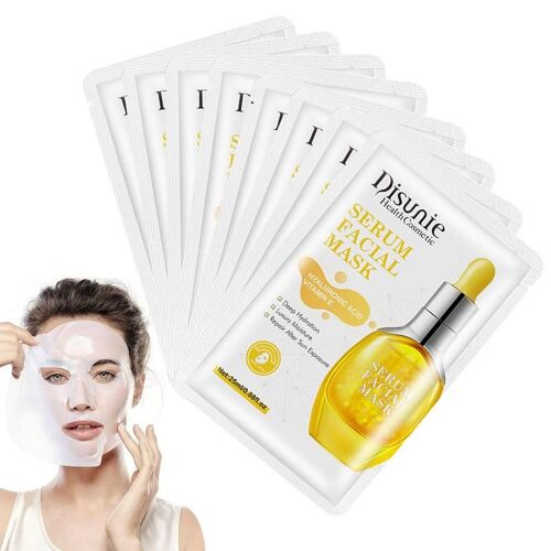 Feuille D'essence À L'acide Hyaluronique, Feuilles De Beauté Pour Le Visage, Hydratant Naturel Pour La Peau 
