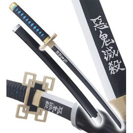 Demon Slayer Katana Muichiro Tokito Epee En Bois Kimetsu No Yaiba Sabre - 80cm