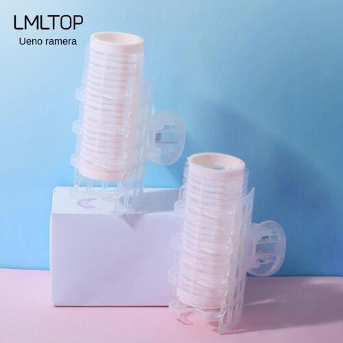 Fer À Friser Naturel, Outil De Coiffure En Plastique Sans Blessure De Cheveux, Rouleaux De Cheveux Auto-Adhésifs Pour Femmes, Rouleau Rose 2 Pièces 