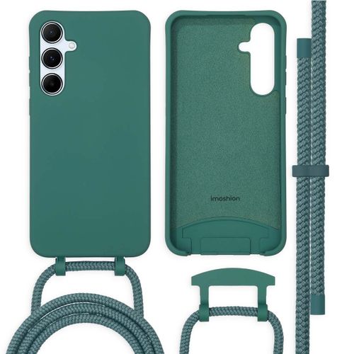 Imoshion Coque De Couleur Avec Cordon Amovible Samsung Galaxy A55 Dark Green