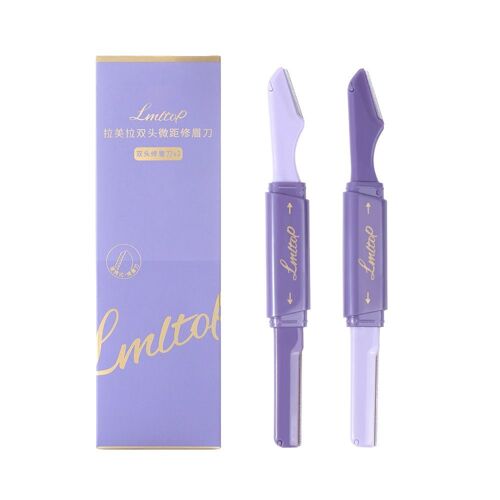 Lames de rasoir à double usage pour débutants, outil de beauté cosmétique