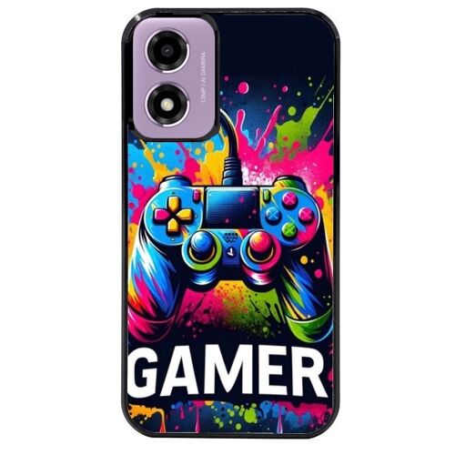 Coque Noire Pour Moto E14 Gamer