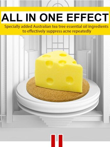 Savon Artisanal Au Fromage 60g, Dissolvant D'acariens, Contrôle De L'huile, Élimination De La Variole À 3 Effets Pour Maintenir Vos Muscles De Beauté 1 Pièce 