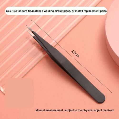 Pincettes À Sourcils Antistatiques, En Acier Inoxydable, Haute Précision, Outils Professionnels De Maquillage Des Ongles 