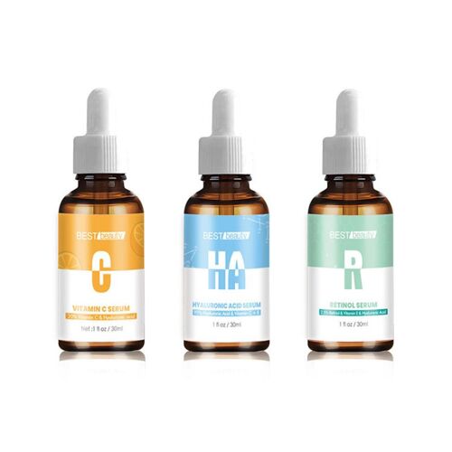 Sérum À La Vitamine C Pour Traitement De L'acné, Anti-Âge, Anti-Rides, Éclaircissant, Tonifiant, Hydratant, 30ml 