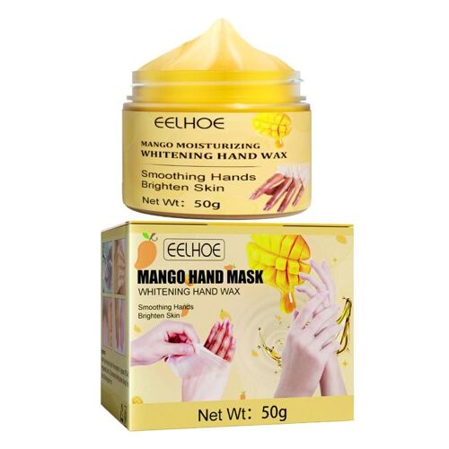 Crème De Soin Pour Les Mains, Nourrissante, À La Mangue, À La Paraffine, Adoucit La Peau, Lotion De Beauté Blanche 