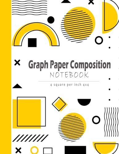 Graph Paper Notebook 4x4 120 Sheets: Grid Paper Notebook, Grid Paper For Math And Science Students | Math Composition Notebook | Quad Ruled 4x4 120 Pages, 8.5 X 11 Inch