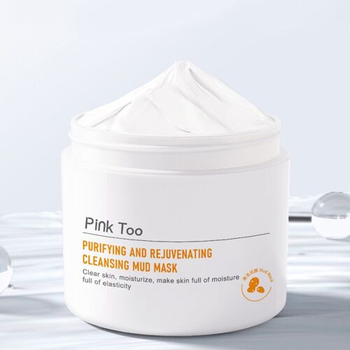 Masque De Nettoyage En Profondeur À Pénétration Nette De 110g, Masque De Boue Blanche De Type Frottis, Hydratant Pour Éliminer Les Points Noirs 