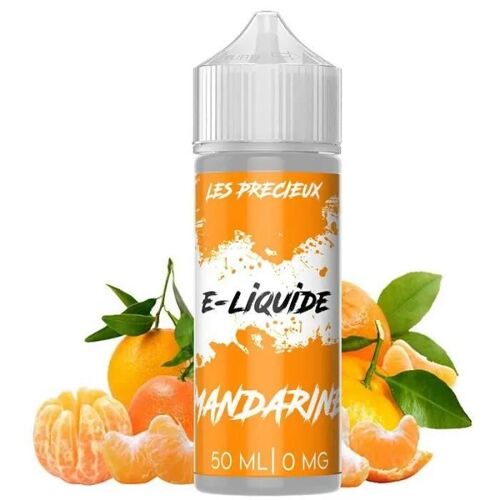 E-LIQUIDE 50ML SAVEUR MANDARINE-LES PRECIEUX- E-CIGARETTE