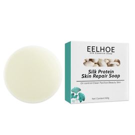 Barre De Savon Pour Le Visage Et Le Corps, Nettoyant En Profondeur, Protéine De Soie, Blanchit La Peau Et Hydrate, Élimine Les Boutons D'acné 