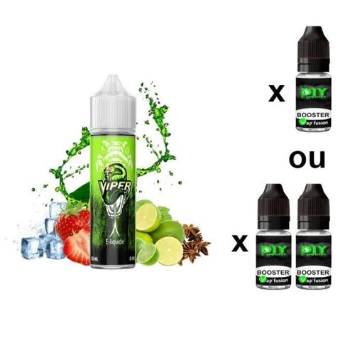 Lot E-liquide 50 ml en 3 ou 6 MG de nicotine - Gourmand - Fruités - Frais - Classique - Boisson 6mg - Viper