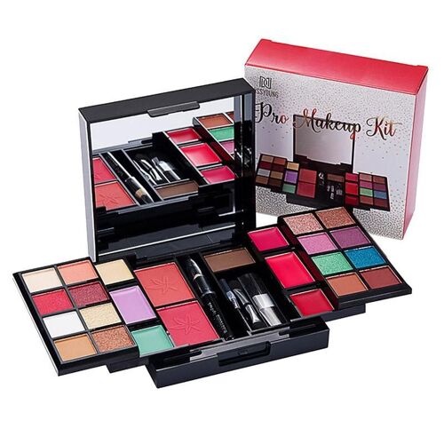 Palette De Fards À Paupières, 25 Couleurs, Maquillage Longue Durée, Combinaison De Poudre Pressée, Kit De Maquillage Pour Les Yeux Portable Pour Femmes 